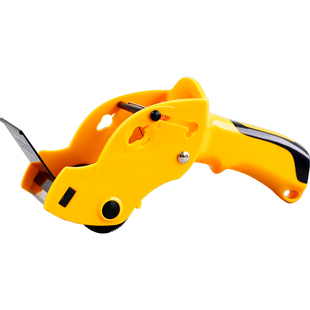 得力803封箱器快递打包胶带机6cm透明胶带切割器手持仓库打包神器