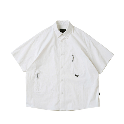 BOHRHOO翻领日系速干短袖衬衫