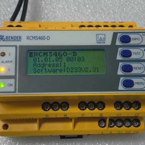 Bender RCMS460-D-2 Residual Current Evaluator Monitor Used G