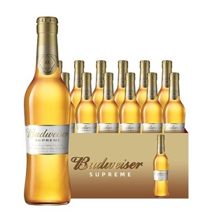 百威金尊啤酒500ml*12瓶装精酿啤酒9.5°P整箱高档官方旗舰店英博