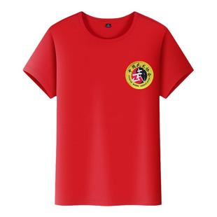 太极短袖T恤太极服武术太极拳练功服中老年新款女男夏季上衣服装