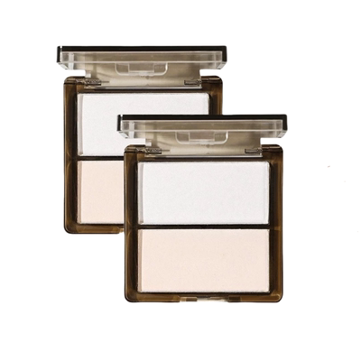 双色高光修容盘哑光高光哑面双拼面中卧蚕眼头提亮泪沟鼻影阴影侧