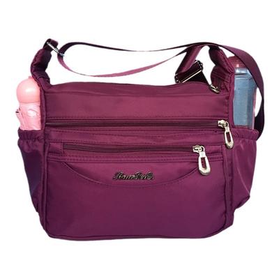 中年牛津纺单肩防水女士包包