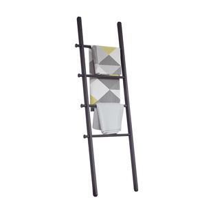 Umbra里恩落地晾衣架卧室挂衣架杆家用衣帽架衣服架创意浴巾架子