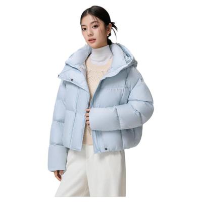 泡芙短款羽绒服雪中飞小个子外套