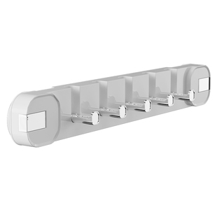 吸盘门后挂钩一排式免打孔承重卧室入户门后置物架挂衣架联排挂钩