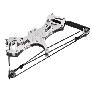 不锈钢迷你弓箭微型弓箭复合弓箭滑轮弓箭反曲弓箭武器小型弓射箭