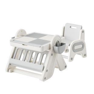 Lunastory积木桌子儿童多功能玩具桌宝宝游戏桌大颗粒积木乐高桌