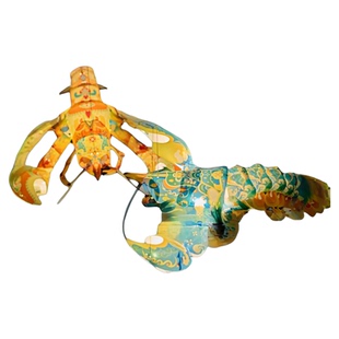 新年春节元宵马年国潮虾灯手工diy螃蟹灯笼儿童花灯材料拍照道具