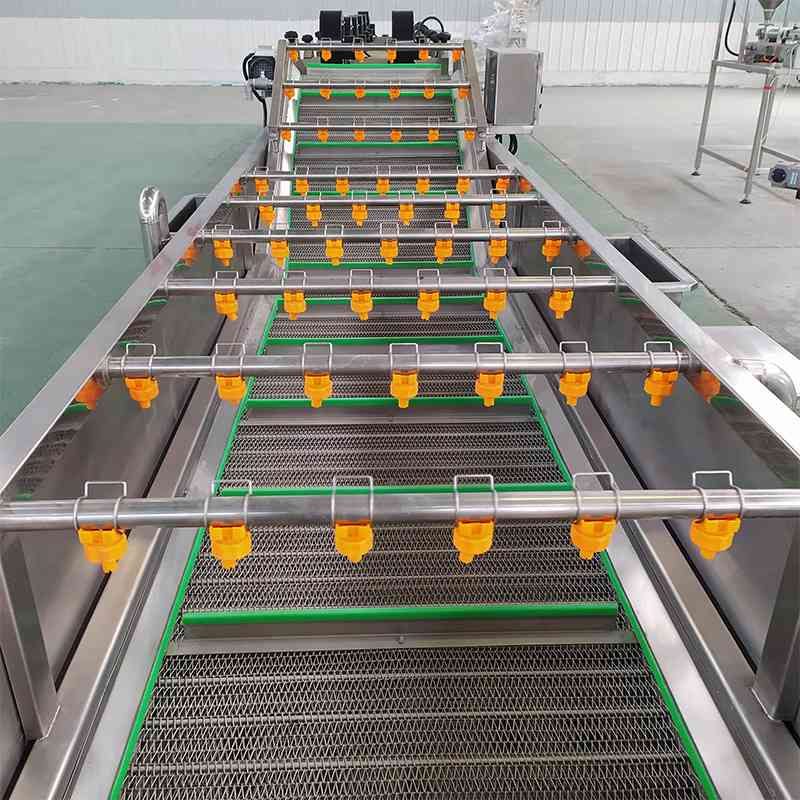 全自动圣女果玉米清洗机小白菜菠菜气泡清洗机连续式果蔬清洗设备