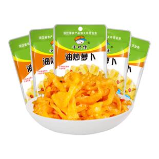 小吃佬油炒萝卜60g鲜脆爽口酱腌菜咸菜榨菜开味即食鲜香美味袋装