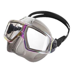 浮潜面罩硅胶低容积高清防雾大神自由潜水面镜专业护鼻一体游泳镜