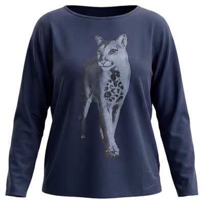 Ames【豹子印花斜肩长袖】