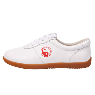 武士龙太极鞋男女牛筋底头层牛皮武术鞋秋冬专业太极拳运动练功鞋