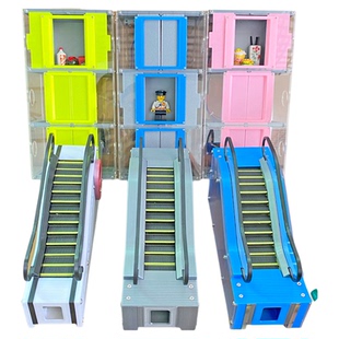 儿童电梯玩具自动手扶升降电梯3d打印DIY模型益智早教STM科学实验