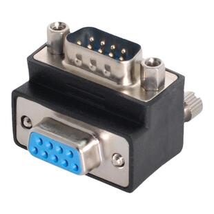 CY RS232 DB 9针15针 25针 串口DSUB公对母9pin带螺丝90度转换头
