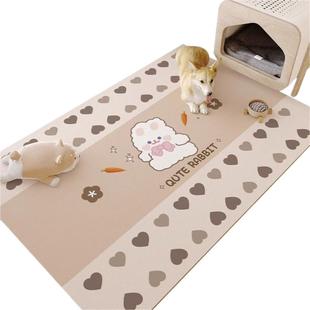 宠物地垫防水防尿pvc养狗专用围栏地毯狗狗可擦餐垫子防滑免打理