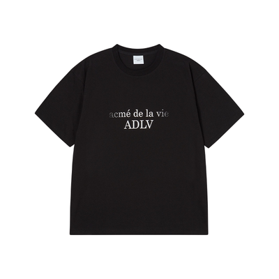ADLV灰雾渐变字母T恤2026新款