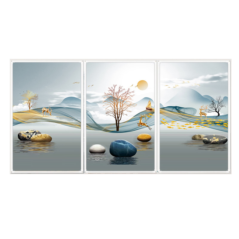 石墨烯碳晶墙暖壁画取暖器家用速热电暖画省电壁挂式电暖器电热板