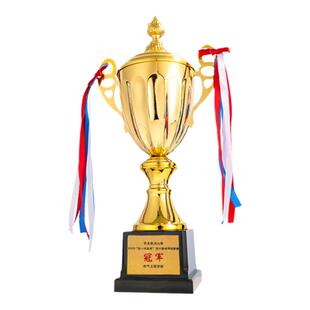 金属奖杯定制篮球足球乒乓球羽毛球信鸽金银铜MVP四柱团体大奖杯