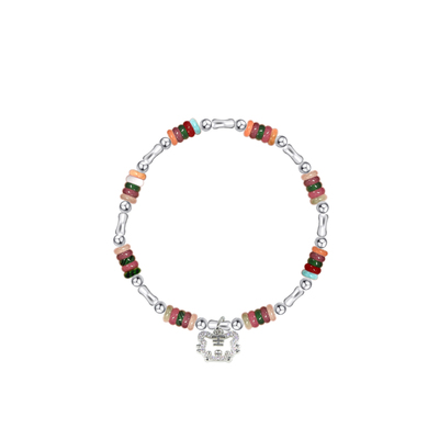 文佳瑛瑞草洞同款彩色串珠手链