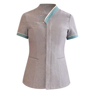 衣研堂酒店保洁员工作服短袖女宾馆家政客房清洁员工阿姨夏季套装