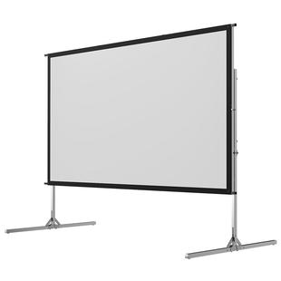 艾瑞尔折叠幕布 家用办公高清升降投影幕布 120寸150寸200寸户外室内移动便携投影机幕布快速折叠带支架幕布