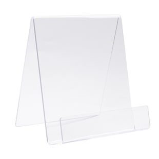 亚克力书架书立架支架书托书店绘本桌面图册陈列架书靠书展示架托透明a4书籍塑料摆放书本图书馆杂志放书书挡