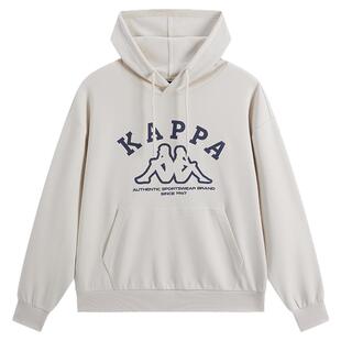 Kappa卡帕背靠背运动卫衣2026春季新款男女情侣美式运动连帽上衣