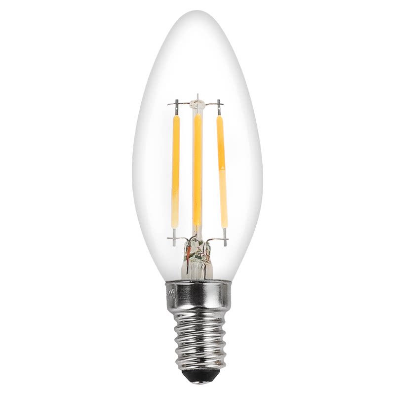 led爱迪生复古灯泡E14螺口尖泡4W6W拉尾钨丝球泡欧式吊灯蜡烛灯泡