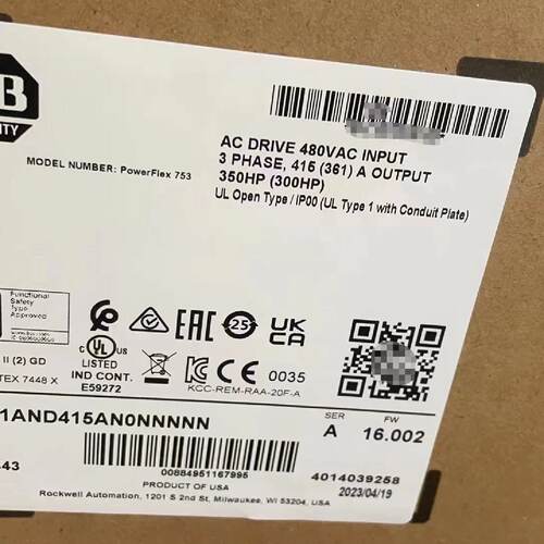 议价AB罗克韦尔20F1AND415AN0NNNNN变频器PF753 交流驱动器
