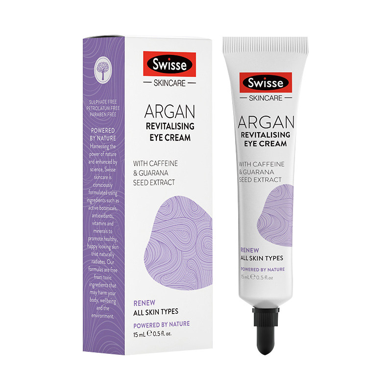 Swisse摩洛哥坚果眼霜淡化细纹缓解浮肿补水保湿眼部滋润15ml