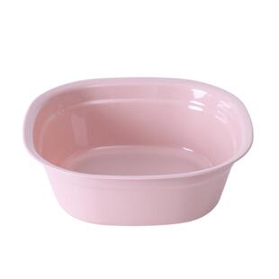 三件套北欧方形洗脸盆家用加厚脸盆婴儿儿童洗浴盆子大小号塑料盆