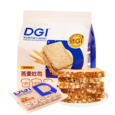 DGI无糖精全麦面包饱腹代餐