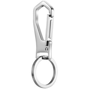 博友304不锈钢钥匙扣汽车钥匙链挂钩锁匙扣男士高档挂件正品