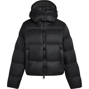 Adidas/阿迪达斯官方正品三叶草女士简约经典保暖羽绒服KG4905