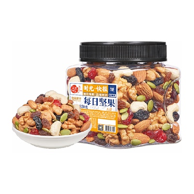 每果时光混合果仁罐装坚果