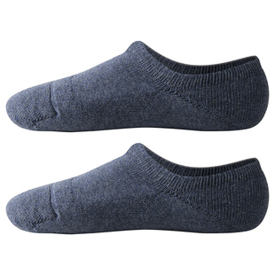 毛巾底男士船袜吸汗防臭隐形棉袜毛圈脚底袜子男短袜防滑不掉跟
