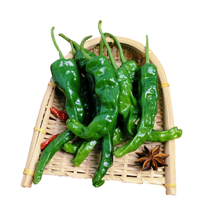 新鲜辣椒山东枣庄土辣椒本地小皱皮薄皮一窝蜂辣子鸡螺丝椒青椒