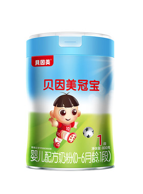 贝因美一段幼儿配方奶粉 冠军宝贝0-6个月龄 一段奶粉