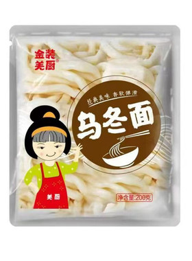 金装羌厨乌冬面商用200g30袋