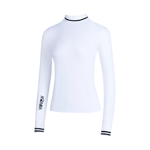 【专业高尔夫】HONMA2025女士新款长袖打底衫保暖舒适立领百搭