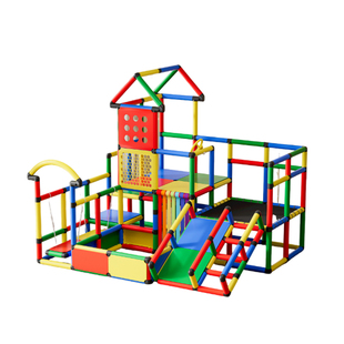 艾亚儿童百变攀爬架小户型室内游乐场宝宝爬梯多功能秋千滑梯组合