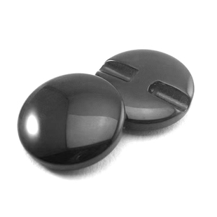 钮扣扣子 大小号黑色亮光暗眼平蘑菇大衣扣风衣外套扣毛衣扣 纽扣