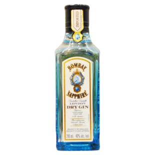 孟买蓝宝石孟买金酒200ml迷你小瓶装英国原装进口洋酒鸡尾酒基酒
