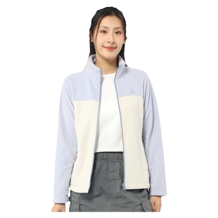 悍途户外抓绒衣女秋冬新款立领加绒保暖拼色加绒冲锋衣内胆外套女