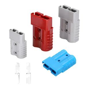 安德森插头50a/大功率电瓶连接器电动叉车接插件蓄电池电动车插头