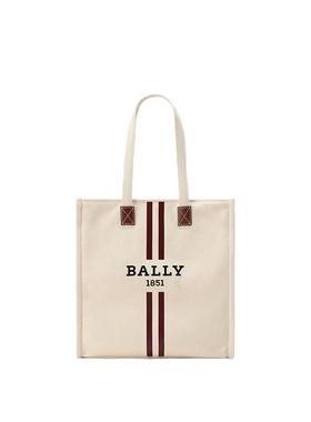 Bally/巴利赵露思同款帆布包休闲时尚百搭手提单肩包大容量托特包