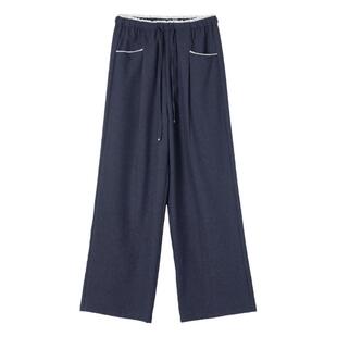 ellieluke孕妇裤子春秋款2026新款春外穿牛仔裤不勒肚子阔腿长裤