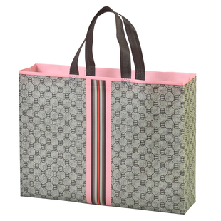 高档老花字母服装店手提袋无纺布覆膜包装礼品袋方舟时袋购物袋